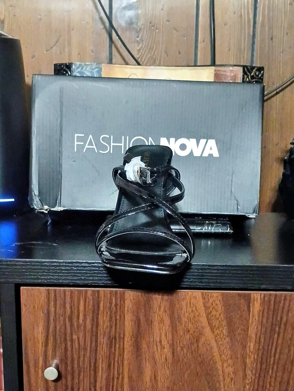 Fashion Nova Black Platform Heels